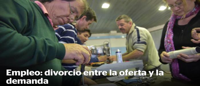 Empleo: divorcio entre la oferta y la demanda